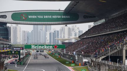 Circuit international de Shanghai pendant le Grand Prix de Chine, le 12 avril 2019. (FLORENT GOODEN / AFP)