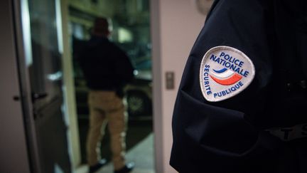 Les policiers de la brigade anti-criminalité (BAC) de Nevers, dans la nuit de mardi 14 à mercredi 15 décembre 2021. (PHOTOPQR/JOURNAL DU CENTRE/MAXPPP)