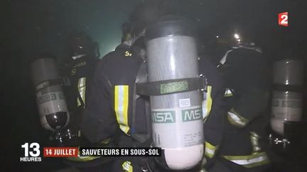 Avec les pompiers sauveteurs en sous-sol