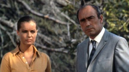 Paul Crauchet avec Romy Schneider dans "La piscine" de Jacques Deray
 (AFP / PHOTONONSTOP)