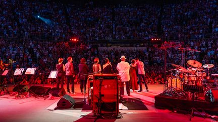 Le Théâtre Antique de Vienne, dans l'Isère, lors d'une soirée Jazz à Vienne (ARTHUR VIGUIER)