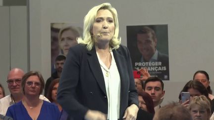 Le Rassemblement National a célébré cette année le 1er-Mai au Havre (Seine-Maritime). Un choix qui n’est pas le fruit du hasard et une nouvelle occasion pour Marine Le Pen d’attaquer le président sur sa politique. (franceinfo)