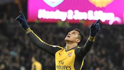 Alexis Sanchez est intenable avec les Gunners. (JUSTIN TALLIS / AFP)