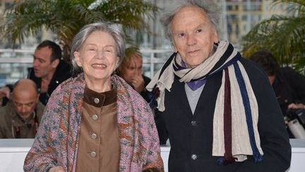 Emmanuelle Riva et Jean-Louis Trintignant
 (AFP PHOTO / ALBERTO PIZZOLI)