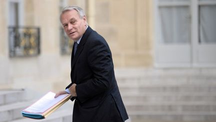 Le Premier ministre, Jean-Marc Ayrault au Palais de l'Elys&eacute;e, le 30 octobre 2012 (MARTIN BUREAU / AFP)