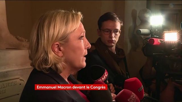 Congrès de Versailles : Marine Le Pen pour un minimum de 50% de proportionnelle au Parlement