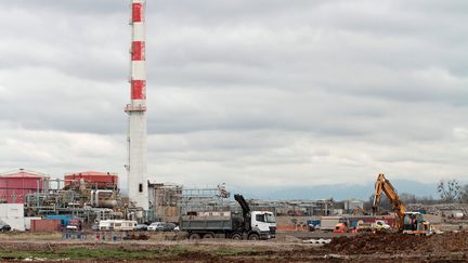 L'entreprise Fonroche travaille sur le site de l'ancienne raffinerie de Reichstett. (DOMINIQUE GUTEKUNST / MAXPPP)