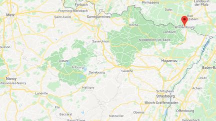 Wissenbourg (Bas-Rhin).
 (GOOGLE MAPS)