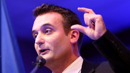 &nbsp; (Florian Philippot a loué une salle du Palais des Congrès de Strasbourg pour la soirée du premier tour des régionales © MAXPPP)