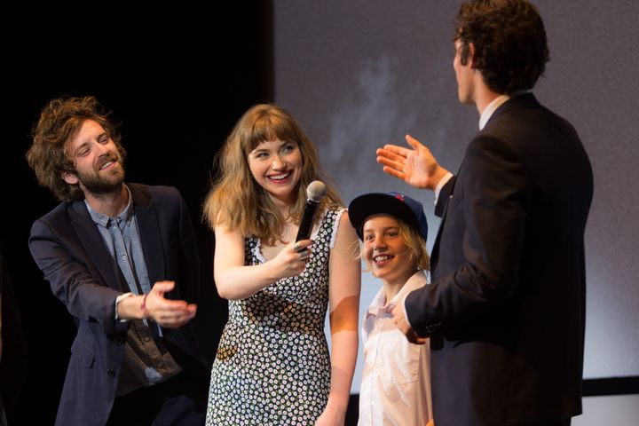 Vladimir de Fontenay, Imogen Poots, Frank Oulton et Callum Turner à Cannes le 21 mai 2017
 (Jean-François Lixon)