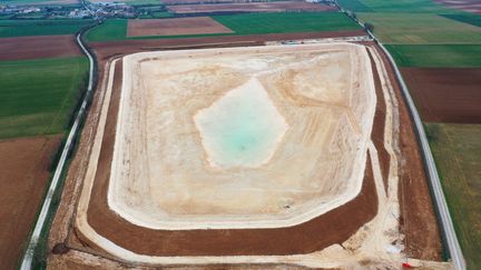 Survol en drone de la de la bassine de Mauze-sur-le-Mignon, le 7 mars 2023 (photo d'illustration). (JOSSELIN CLAIR / MAXPPP)