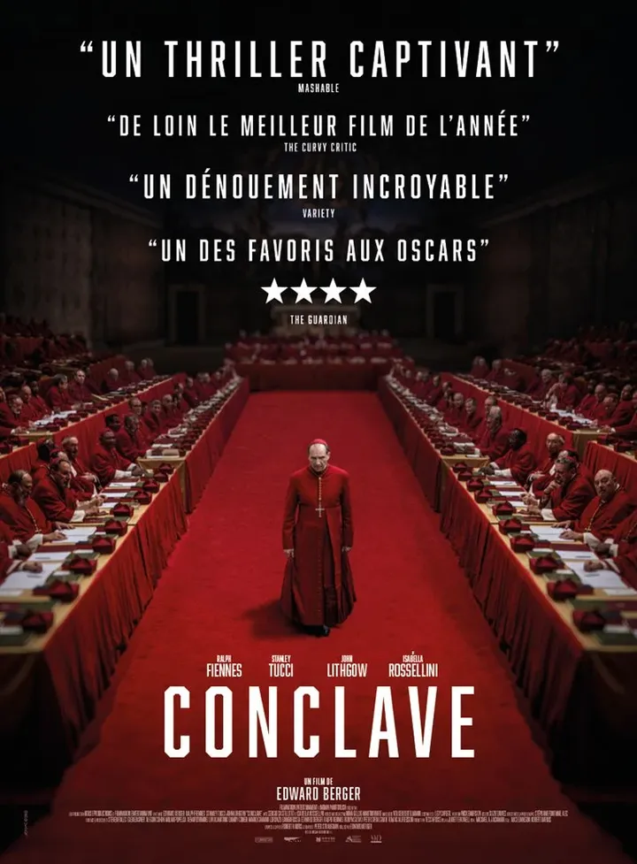 L'affiche de "Conclave" d'Edward Berger. (SND)