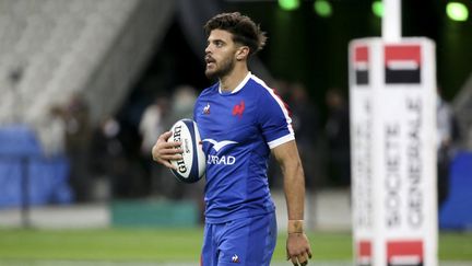 Le rugbyman français Romain Ntamack lors du test-match contre le pays de Galles, le 24 octobre 2020 au Stade de France à Saint-Denis (Seine-Saint-Denis). (JEAN CATUFFE / AFP)