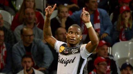 Claudio Beauvue, encore buteur (DENIS CHARLET / AFP)