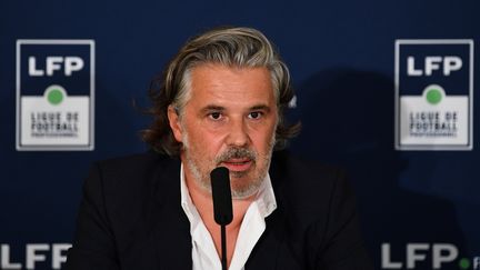 Vincent Labrune, le président de la Ligue de football professionnel.  (FRANCK FIFE / AFP)