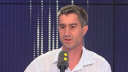 François Ruffin, député LFI de la Somme, invité de franceinfo, vendredi 27 juillet.&nbsp; (FRANCEINFO / RADIOFRANCE)