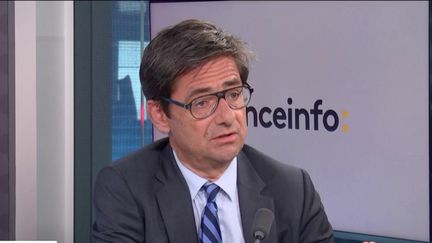 Nicolas Dufourcq, directeur général de BPIFrance, le 13 juin 2022. (FRANCE INFO / RADIO FRANCE)