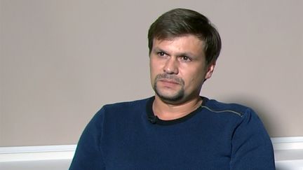 Ruslan Boshirov, lors de son interview à la télévision russe, le 13 septembre 2018. (RT)