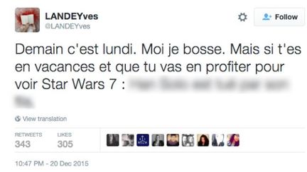 Capture écran du compte Twitter de @LandeYves, le 22 décembre 2015. (LANDEYVES)