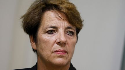 Agnès Canayer, la ministre déléguée chargée de la Famille et de la Petite enfance, le 23 septembre 2024. (IAN LANGSDON / AFP)