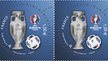 Le timbre officiel de l'Euro 2016