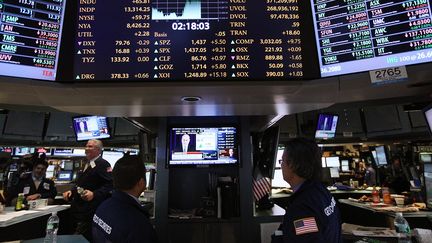 La Bourse de New York, le 12 d&eacute;cembre 2012. (MARIO TAMA / GETTY IMAGES NORTH AMERICA)