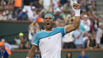 Rafael Nadal a rugi comme à ses plus beaux jours (MIKE FREY / BACKPAGE IMAGES LTD)