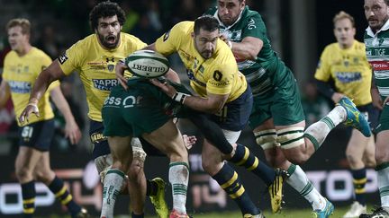 L'arrière Scott Spedding, sous le maillot de Clermont (IROZ GAIZKA / AFP)