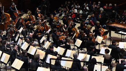 L'Orchestre Philamornique de Radio France à l'Auditorium de Radio france, le 8 janvier 2017. (CHRISTOPHE ABRAMOWITZ)