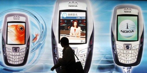 Téléphones Nokia en Chine (2004) (JING RAN / IMAGINECHINA)