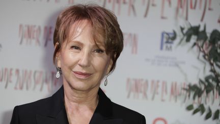 L'actrice Nathalie Baye participe au Dîner de la Mode à Paris, le 25 janvier 2018. (THOMAS SAMSON / AFP)