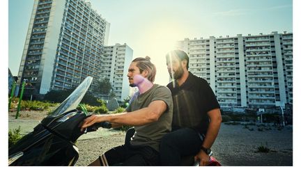 François Civil et Karim Leklou dans "Bac Nord" de Cédric Jimenez. (JEROME MACE CHIFOUMI PRODUCTIONS)