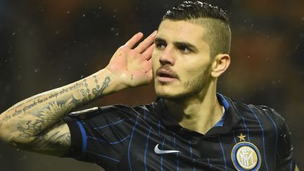 Le buteur de l'Inter Milan, Mauro Icardi