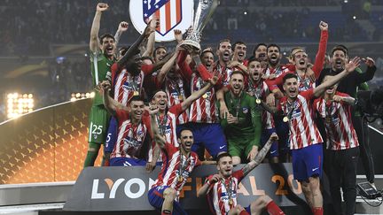 L'Atlético de Madrid, vainqueur de la Ligue Europa 2018. (FRANCK FIFE / AFP)