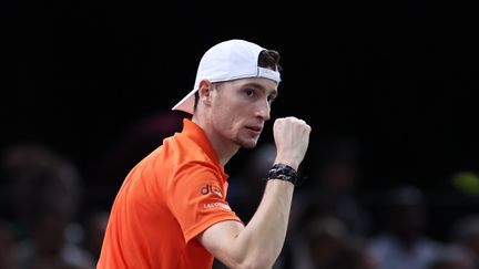 Ugo Humbert à Paris, le 31 octobre 2024. (GAO JING / XINHUA / MAXPPP)