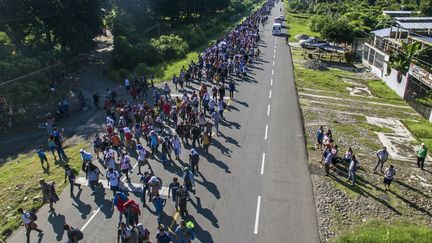 La caravane des migrants Honduras