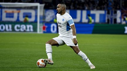 Dimitri Payet lors du match face au Lokomotiv Mouscou, le 9 décembre 2021, en Ligue Europa. (TOMASELLI ANTOINE / MAXPPP)