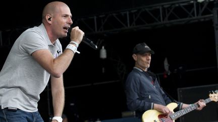 Akhenaton, leader d'IAM, en concert à Bruxelles en 2011
 (JOHANNA GERON / BELGA / AFP)