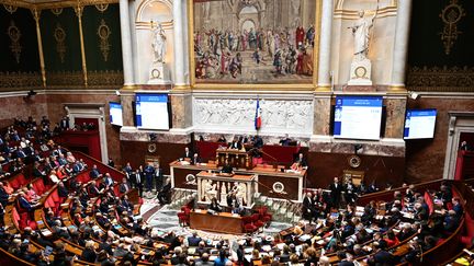 L'assemblée nationale, le 20 mars 2023. (BERTRAND GUAY / AFP)