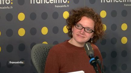 Marie Toussaint, eurodéputée Europe Écologie-les Verts, était l'invitée de franceinfo vendredi 11 octobre 2019. (FRANCEINFO / RADIO FRANCE)