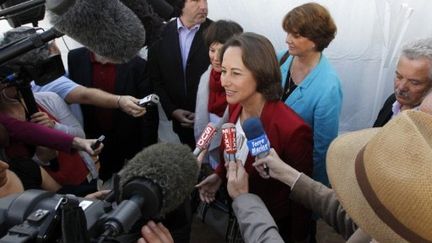 Ségolène Royal, samedi à La Rochelle, à l'université d'été du PS (AFP)