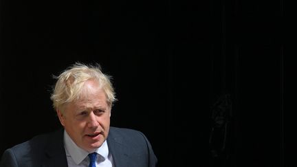 Le Premier ministre britannique, Boris Johnson, le 6 juin 2022 à Londres (Royaume-Uni). (DANIEL LEAL / AFP)