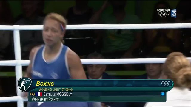 JO 2016/boxe :  Estelle Mossely sacrée championne olympique