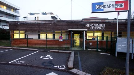 La gendarmerie nationale de Meylan (Isère) a été touchée par un incendie volontaire dans la nuit du 25 au 26 octobre 2017. (MAXPPP)