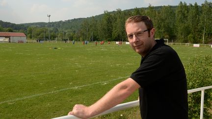 L'ancien footballeur Yoann Lemaire, le 17 mai 2018. (KAREN KUBENA / MAXPPP)