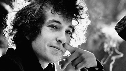 Bob Dylan à Stockholm le 28 avril 1966
 (Hasse Persson / TT News Agency / AFP)