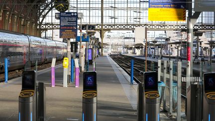 La gare de Lille-Flandres, le 23 mars 2020. (THIERRY THOREL / MAXPPP)