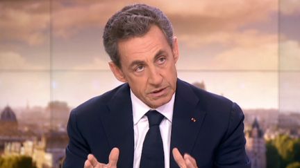 &nbsp; (Nicolas Sarkozy était l'invité du journal télévisé de France 2 ce mercredi soir © Capture d'écran France 2)