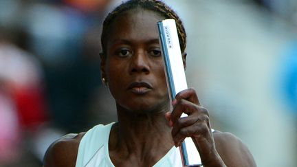 Merlene Ottey,&nbsp;sprinteuse jamaïcaine. (OLIVIER MORIN / AFP)