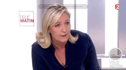 Marine Le Pen comprend la colère des chauffeurs de taxi